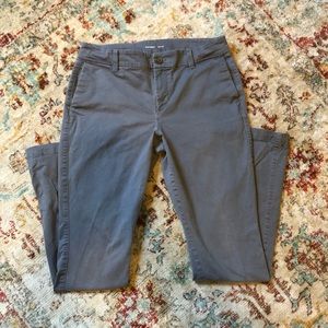 Old Navy Boot-Cut Gray Khakis